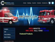 Tablet Screenshot of emsshirts.com